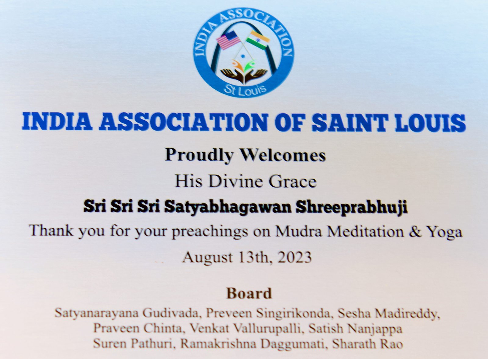 Invitaion for MahaaGURU