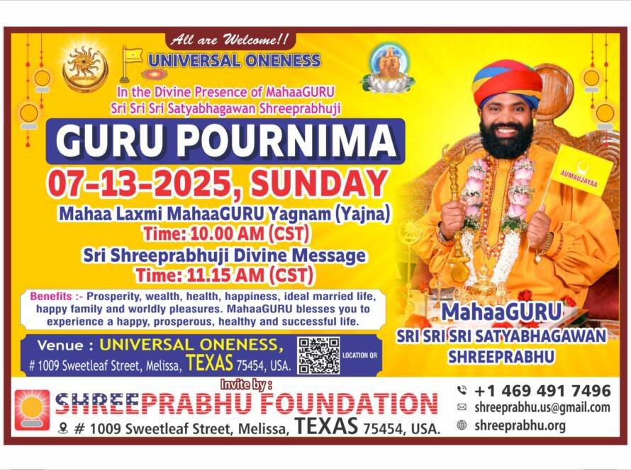 Aumaujayaa Guru Pournima Celebrations 2025